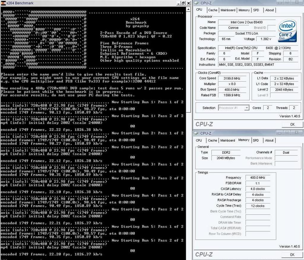 x264 video encoding benchmark Tom's Hardware Forum